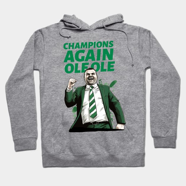 Champions Again! Ole Ole Hoodie by apsi